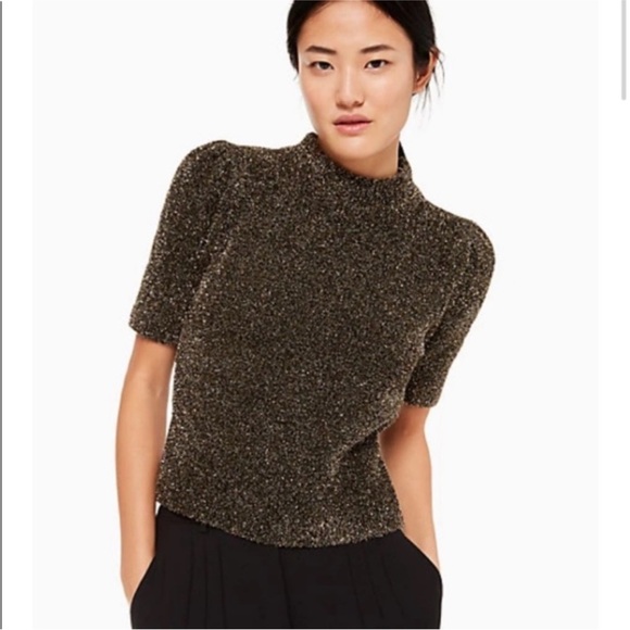Kate Spade Metallic Texture Sweater - Picture 1 of 7